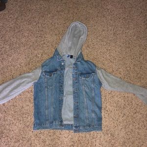 Jean jacket hoodie